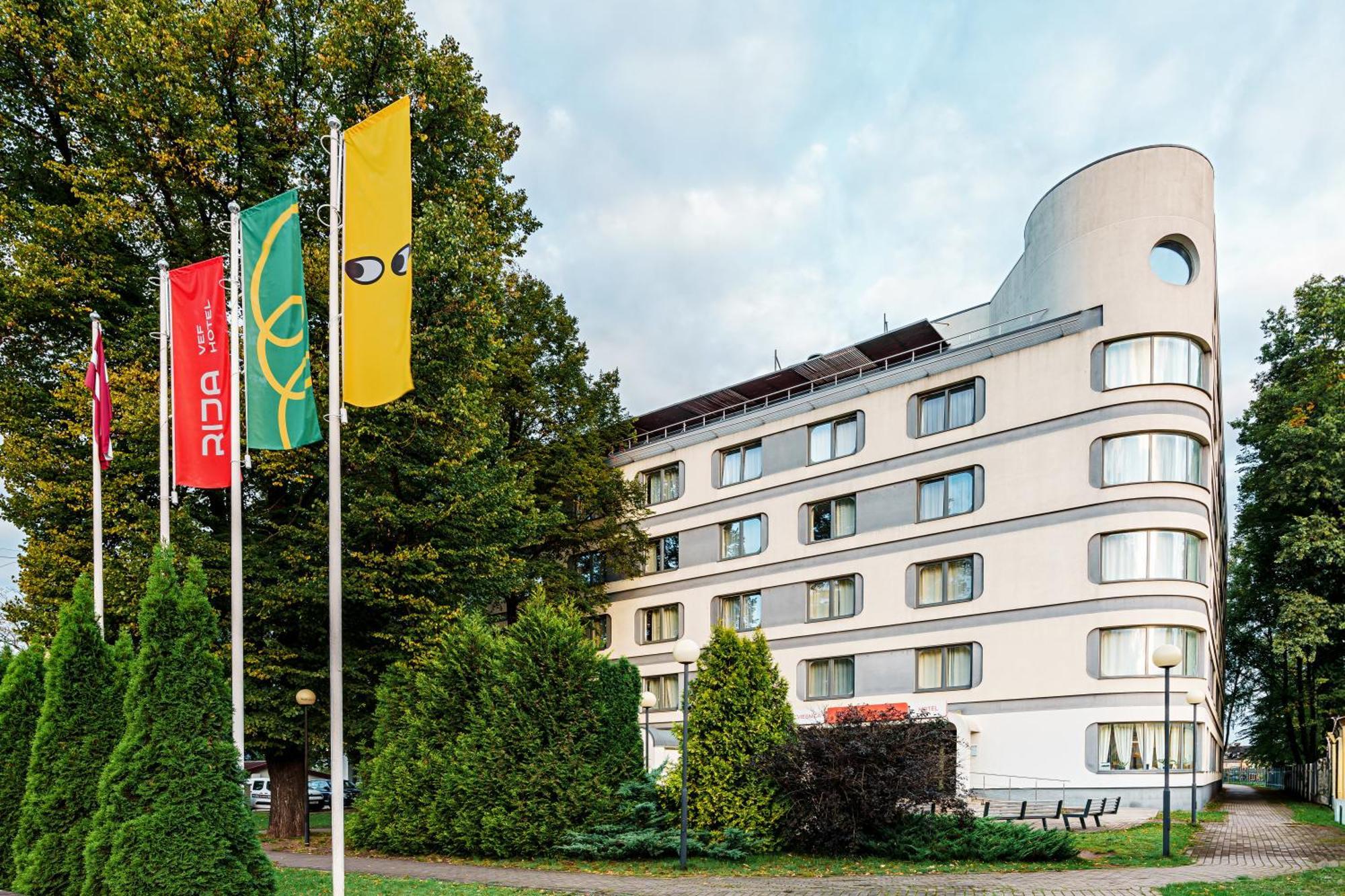 Rija Vef Hotel With Free Parking Riga Exterior foto